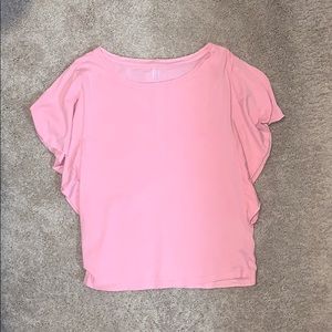 Gap ruffle sleeve t-shirt